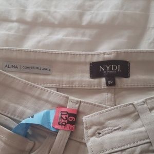 Alina NYDJ Jean's tan size 8